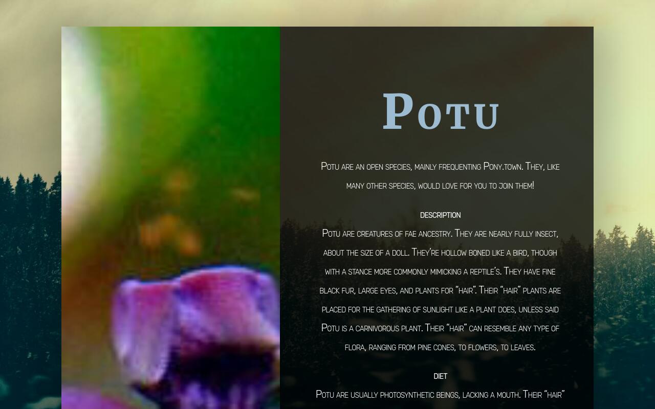 Carrd profile picture for @potu